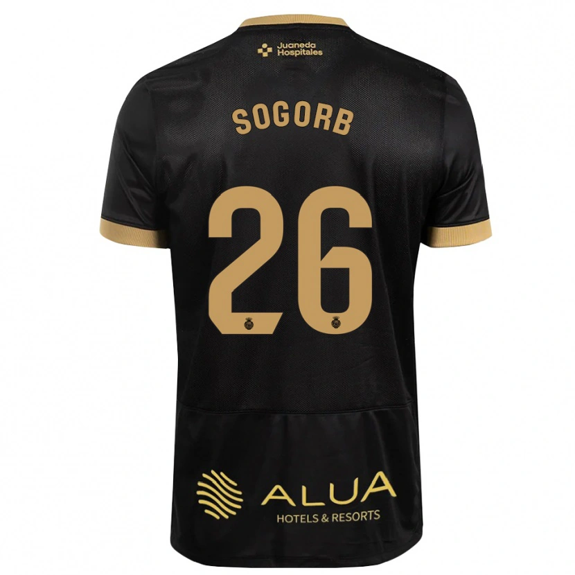 Danxen Herren Carles Sogorb #26 Schwarz Sandbraun Burly Wood Auswärtstrikot Trikot 2026/27 T-Shirt Österreich