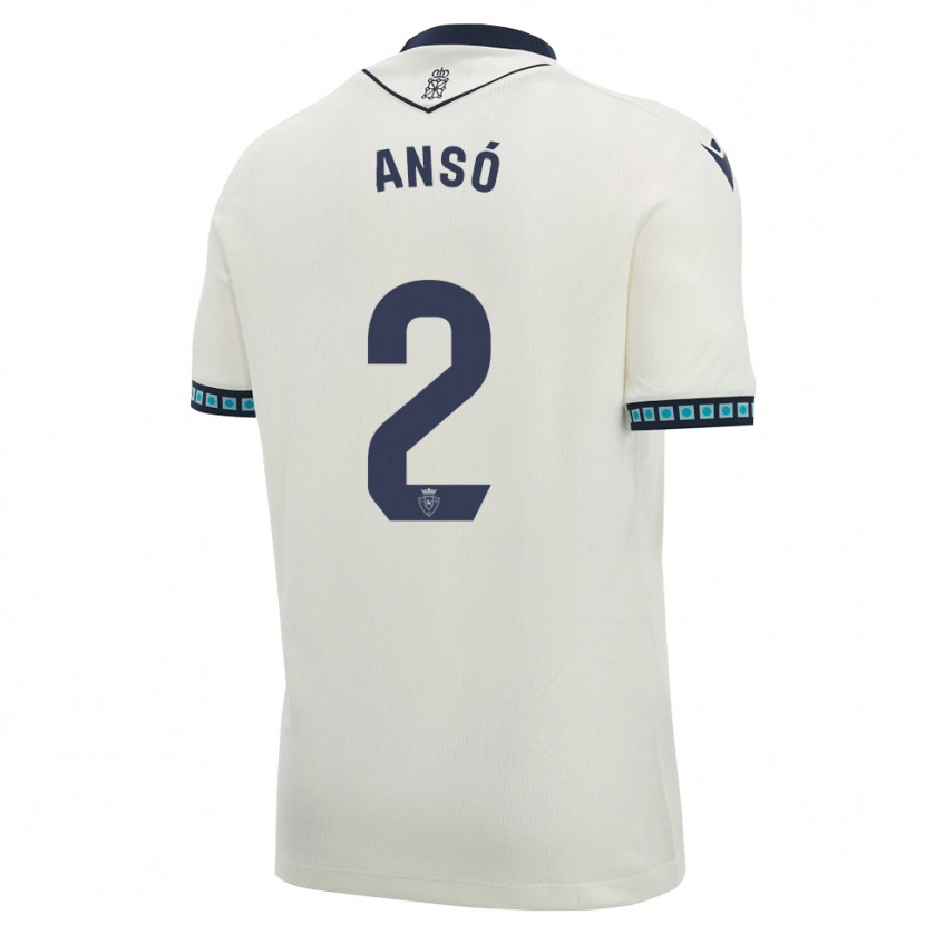 Danxen Herren Mikel Ansó #2 Weiß Schwarz Hellblau Auswärtstrikot Trikot 2026/27 T-Shirt Österreich