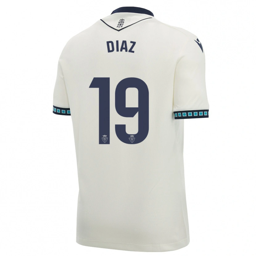 Danxen Herren Lucas Diaz #19 Weiß Schwarz Hellblau Auswärtstrikot Trikot 2026/27 T-Shirt Österreich
