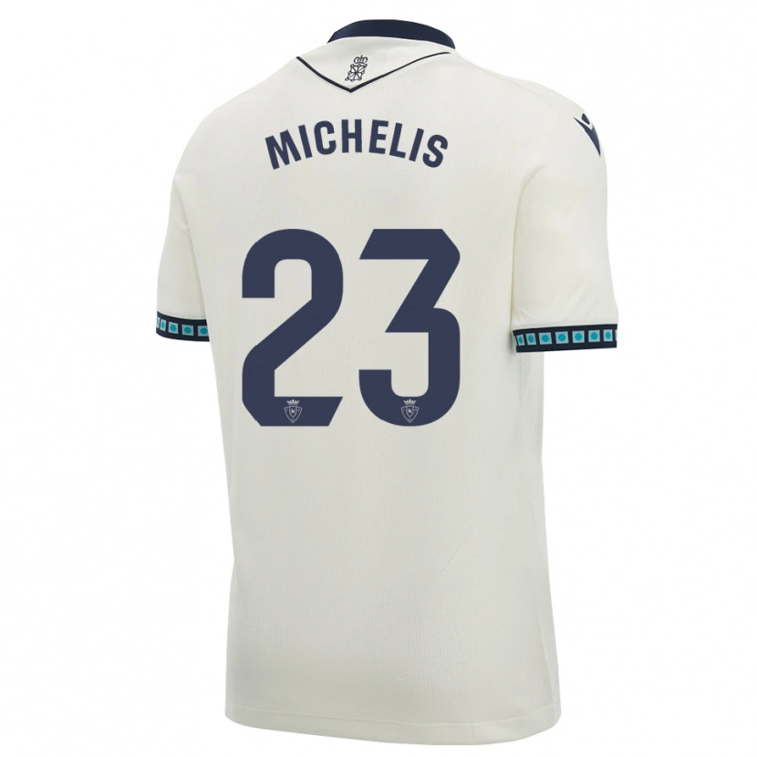 Danxen Herren Nikolaos Michelis #23 Weiß Schwarz Hellblau Auswärtstrikot Trikot 2026/27 T-Shirt Österreich