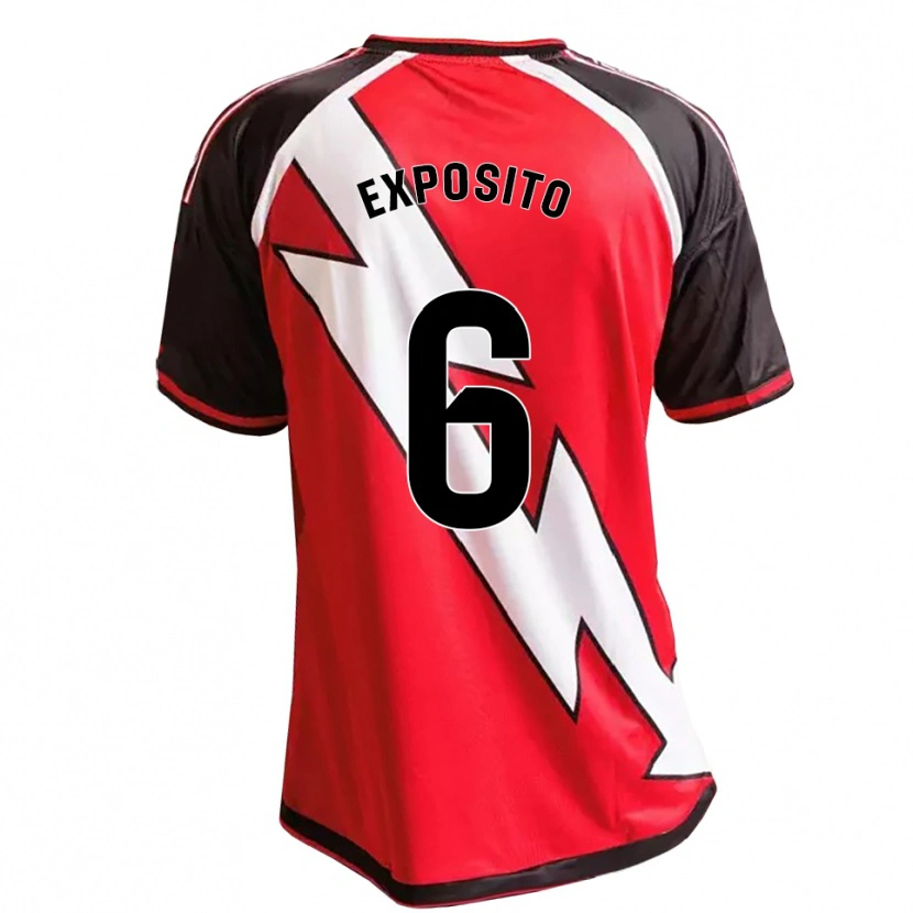 Danxen Herren Álvaro Expósito #6 Rot Schwarz Weiß Auswärtstrikot Trikot 2026/27 T-Shirt Österreich