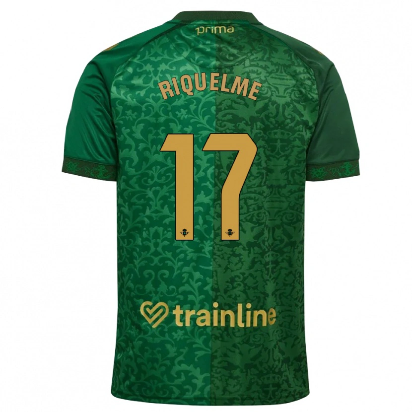 Danxen Herren Rodrigo Riquelme #17 Waldgrün Dunkelgoldrute Auswärtstrikot Trikot 2026/27 T-Shirt Österreich