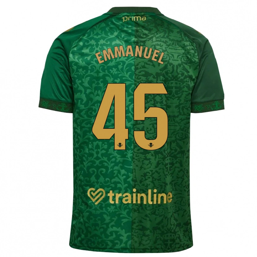 Danxen Herren Jean Emmanuel N'agoran #45 Waldgrün Dunkelgoldrute Auswärtstrikot Trikot 2026/27 T-Shirt Österreich