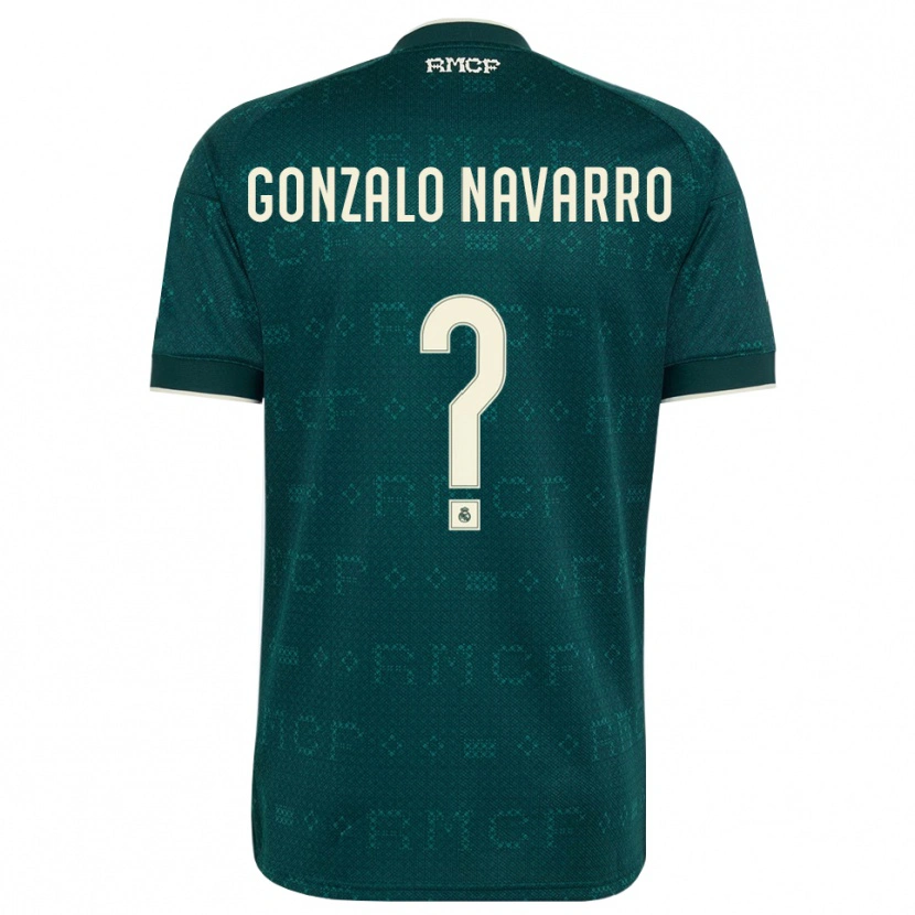 Danxen Herren Gonzalo Navarro #0 Dunkelgrauweiß Auswärtstrikot Trikot 2026/27 T-Shirt Österreich