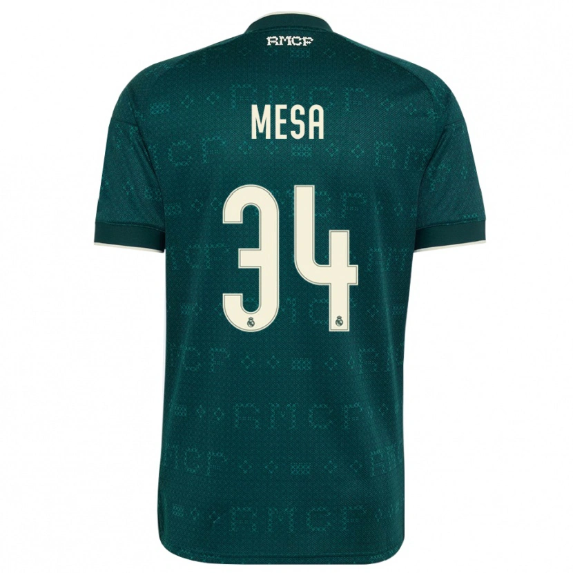 Danxen Herren Óscar Mesa #34 Dunkelgrauweiß Auswärtstrikot Trikot 2026/27 T-Shirt Österreich
