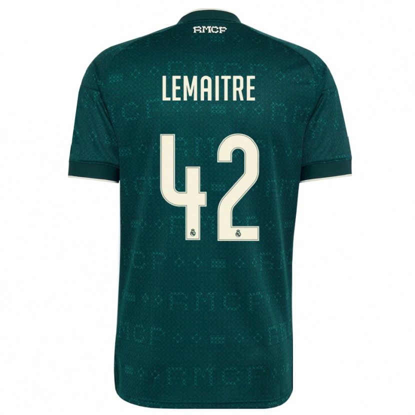 Danxen Herren Léo Lemaître #42 Dunkelgrauweiß Auswärtstrikot Trikot 2026/27 T-Shirt Österreich