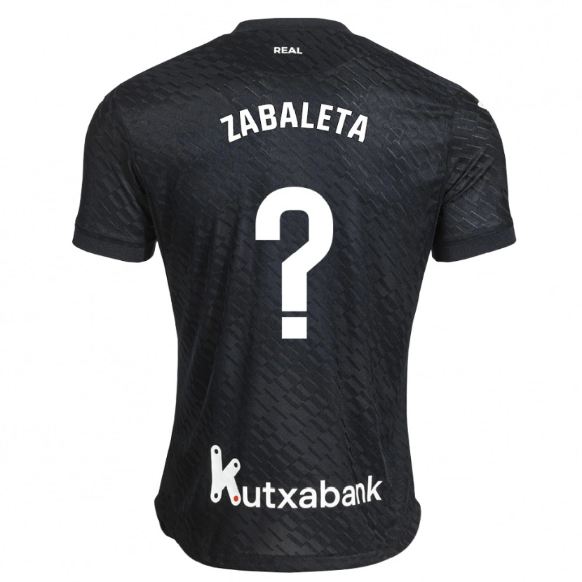Danxen Herren Unax Zabaleta #0 Schwarz Weiß Auswärtstrikot Trikot 2026/27 T-Shirt Österreich