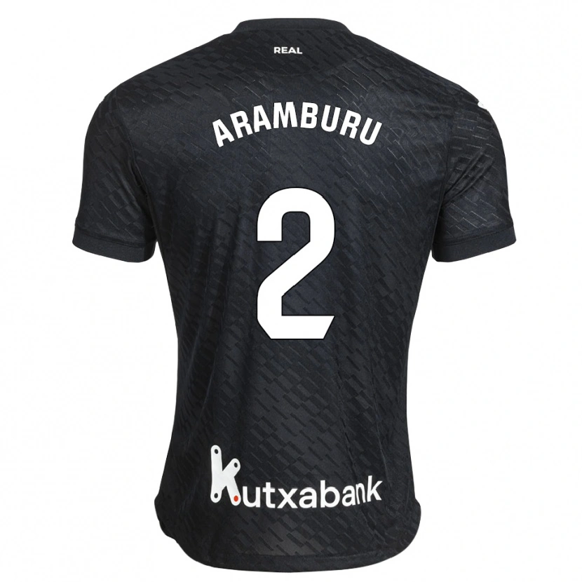 Danxen Herren Jon Aramburu #2 Schwarz Weiß Auswärtstrikot Trikot 2026/27 T-Shirt Österreich
