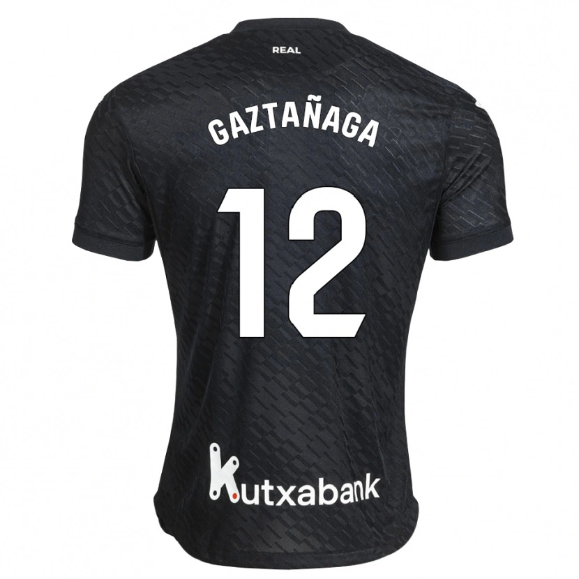 Danxen Herren Julen Gaztañaga #12 Schwarz Weiß Auswärtstrikot Trikot 2026/27 T-Shirt Österreich