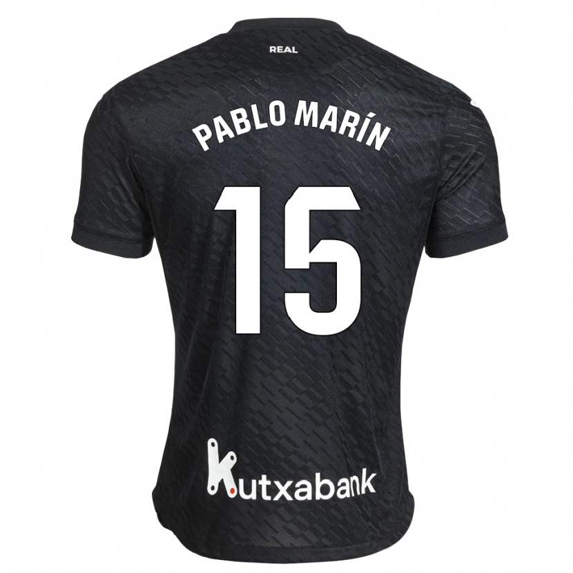 Danxen Herren Pablo Marín #15 Schwarz Weiß Auswärtstrikot Trikot 2026/27 T-Shirt Österreich