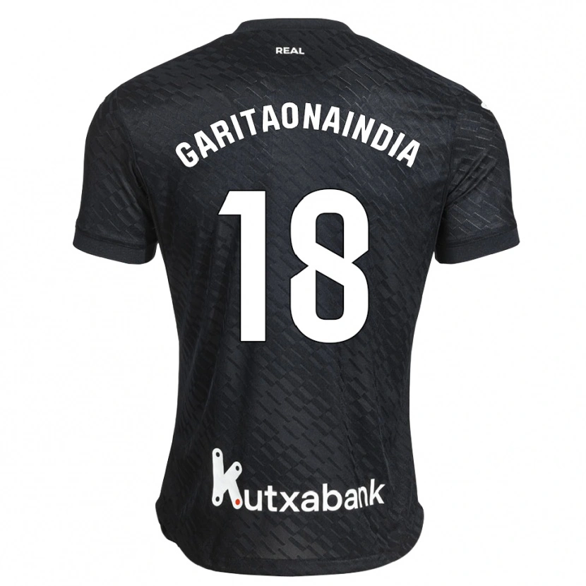 Danxen Herren Hodei Garitaonaindia #18 Schwarz Weiß Auswärtstrikot Trikot 2026/27 T-Shirt Österreich
