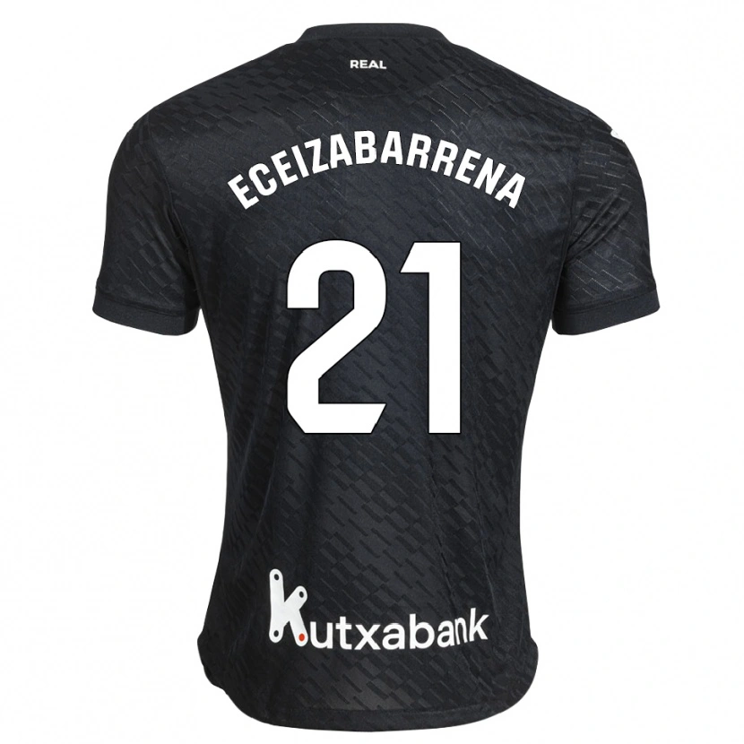 Danxen Herren Jon Eceizabarrena #21 Schwarz Weiß Auswärtstrikot Trikot 2026/27 T-Shirt Österreich