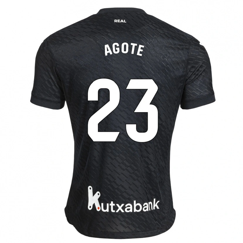 Danxen Herren Unax Agote #23 Schwarz Weiß Auswärtstrikot Trikot 2026/27 T-Shirt Österreich