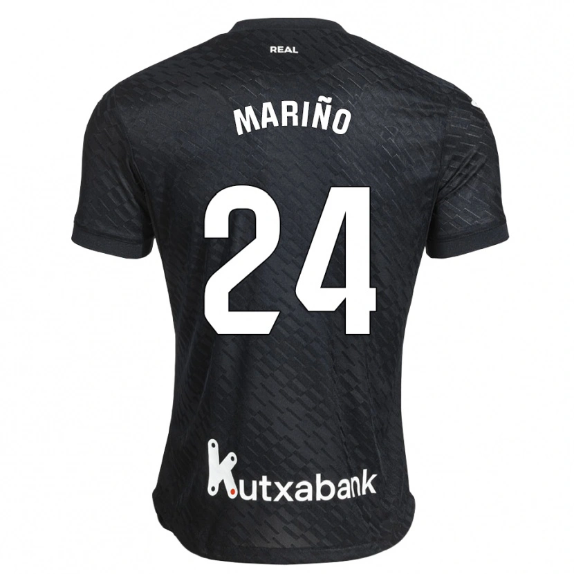 Danxen Herren Omar Mariño #24 Schwarz Weiß Auswärtstrikot Trikot 2026/27 T-Shirt Österreich