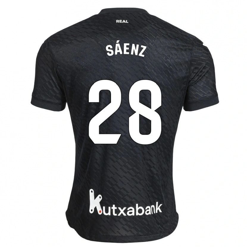 Danxen Herren Manuel Sáenz #28 Schwarz Weiß Auswärtstrikot Trikot 2026/27 T-Shirt Österreich