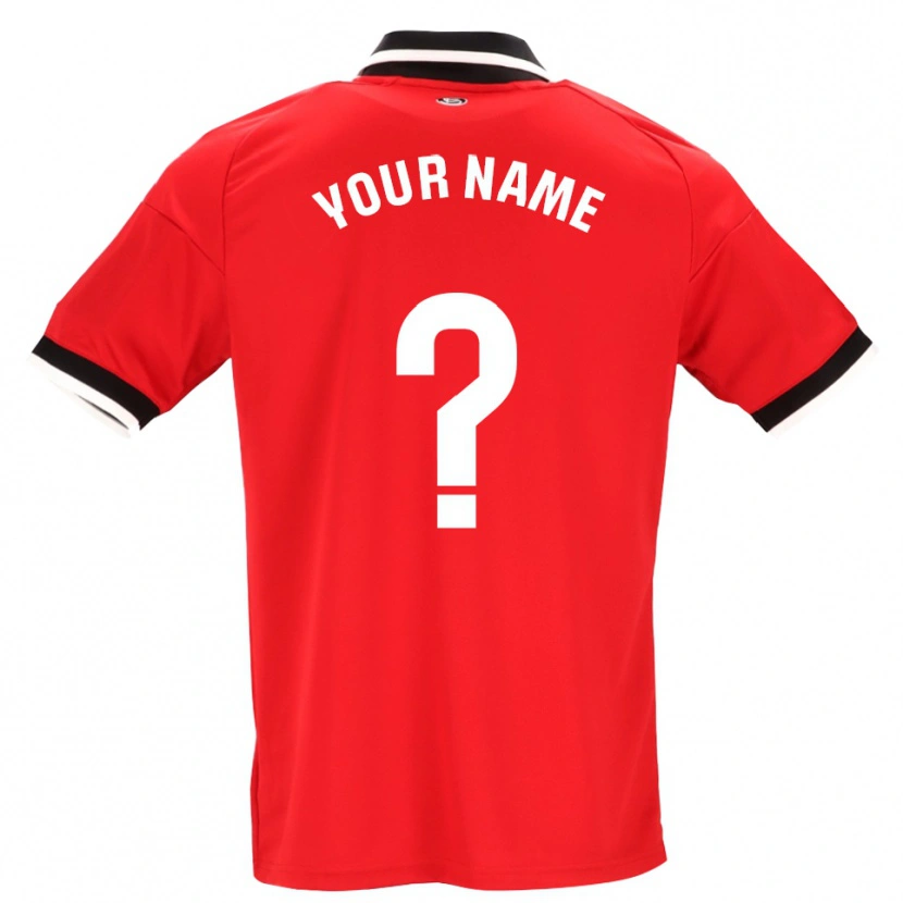 Danxen Herren Ihren Namen #0 Schwarz Weiß Rot Auswärtstrikot Trikot 2026/27 T-Shirt Österreich