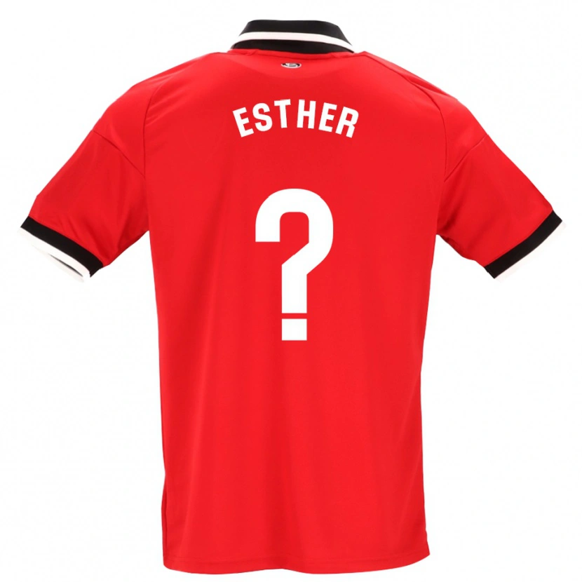 Danxen Herren Esther Martín-Pozuelo Aranda #0 Schwarz Weiß Rot Auswärtstrikot Trikot 2026/27 T-Shirt Österreich