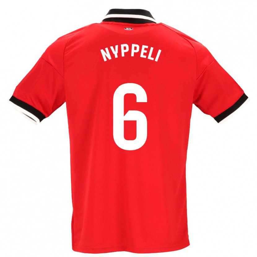 Danxen Herren Ramón Nyppeli #6 Schwarz Weiß Rot Auswärtstrikot Trikot 2026/27 T-Shirt Österreich