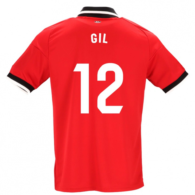 Danxen Herren Dani Gil #12 Schwarz Weiß Rot Auswärtstrikot Trikot 2026/27 T-Shirt Österreich