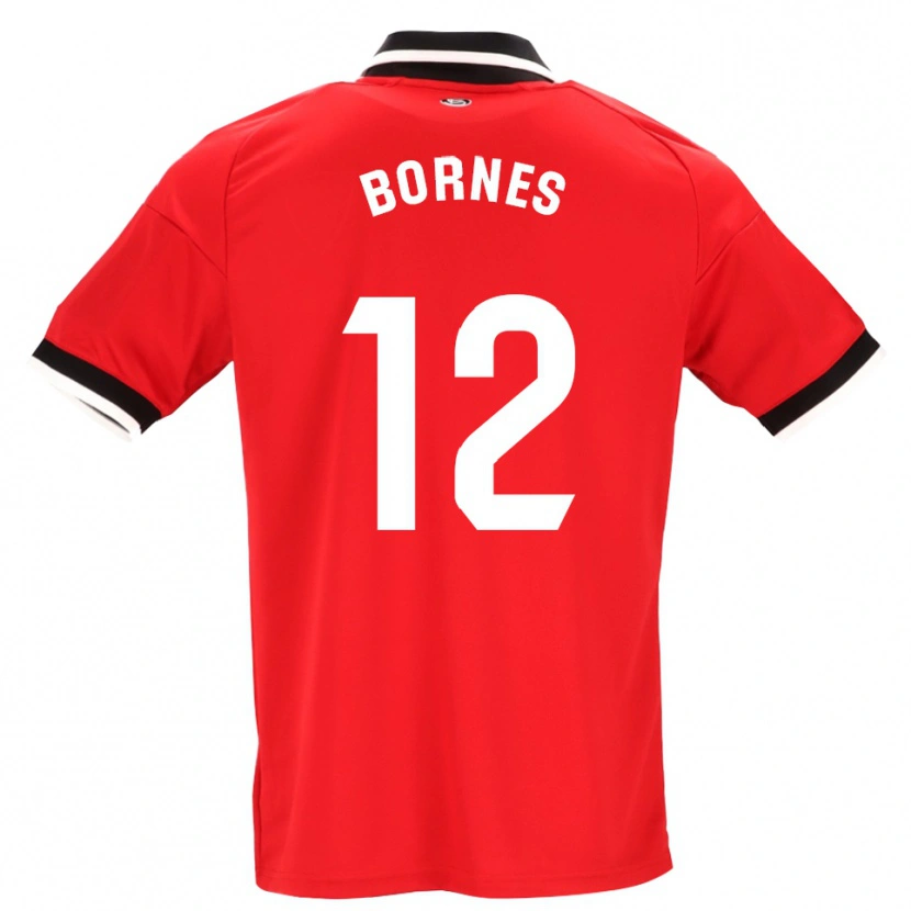Danxen Herren Pedro Bornes #12 Schwarz Weiß Rot Auswärtstrikot Trikot 2026/27 T-Shirt Österreich