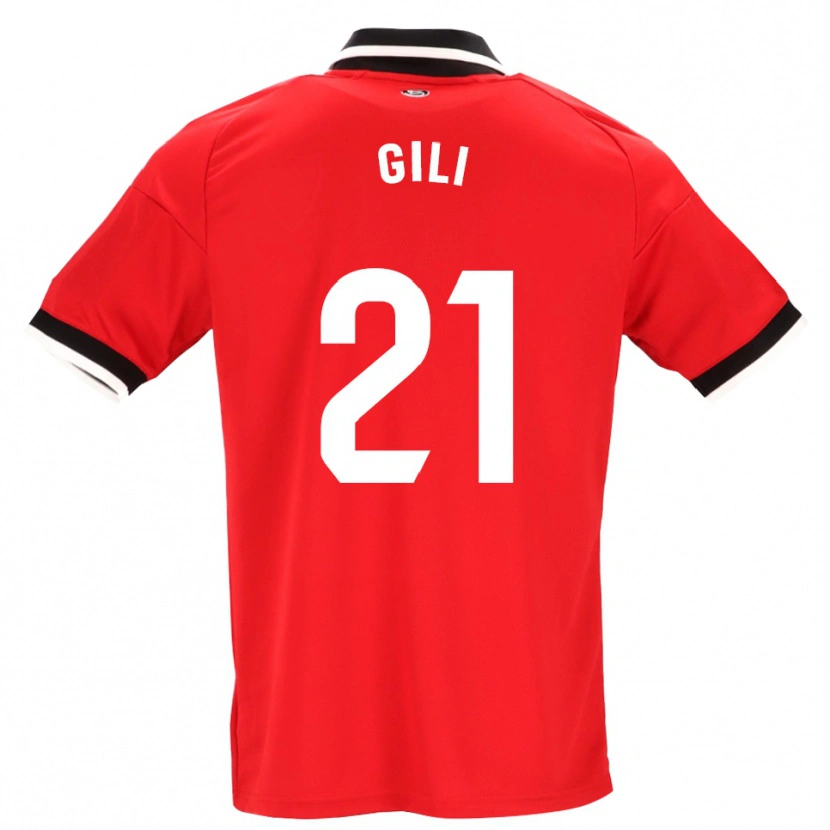 Danxen Herren Gemma Gili #21 Schwarz Weiß Rot Auswärtstrikot Trikot 2026/27 T-Shirt Österreich
