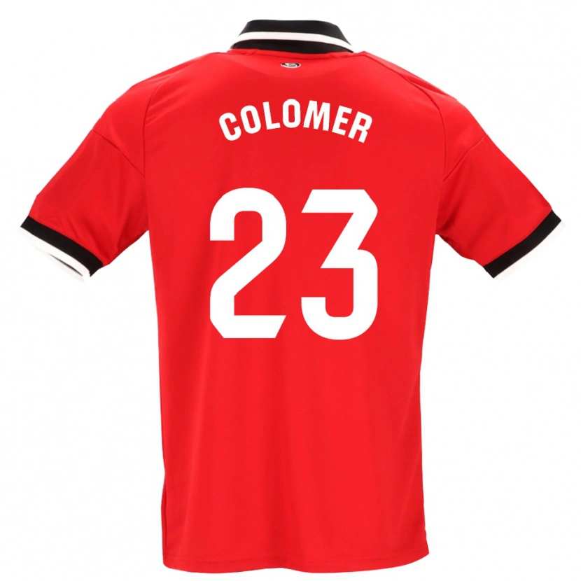 Danxen Herren Carlos Colomer #23 Schwarz Weiß Rot Auswärtstrikot Trikot 2026/27 T-Shirt Österreich