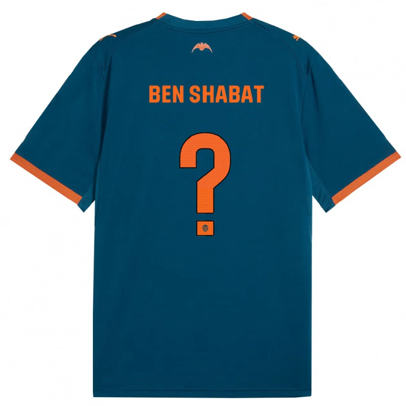 Danxen Herren Arad Ben Shabat #0 Stahlblau Orange Auswärtstrikot Trikot 2026/27 T-Shirt Österreich