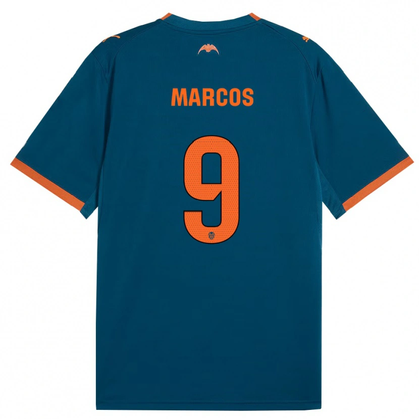 Danxen Herren Ana Marcos #9 Stahlblau Orange Auswärtstrikot Trikot 2026/27 T-Shirt Österreich