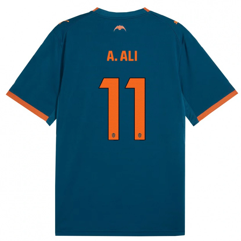 Danxen Herren Amirah Ali #11 Stahlblau Orange Auswärtstrikot Trikot 2026/27 T-Shirt Österreich