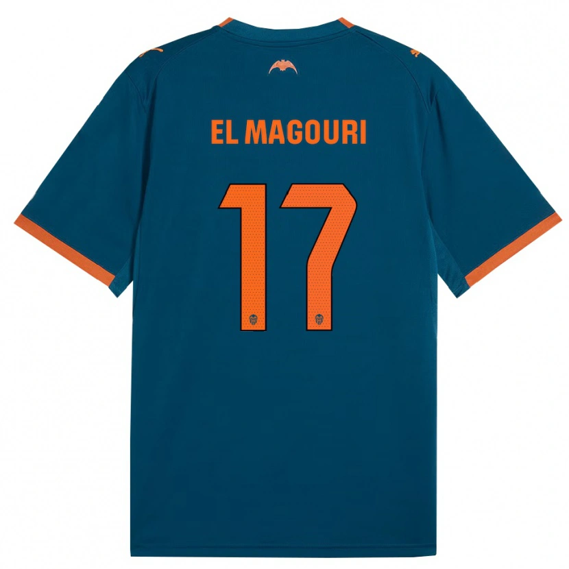 Danxen Herren Anas El Magouri #17 Stahlblau Orange Auswärtstrikot Trikot 2026/27 T-Shirt Österreich