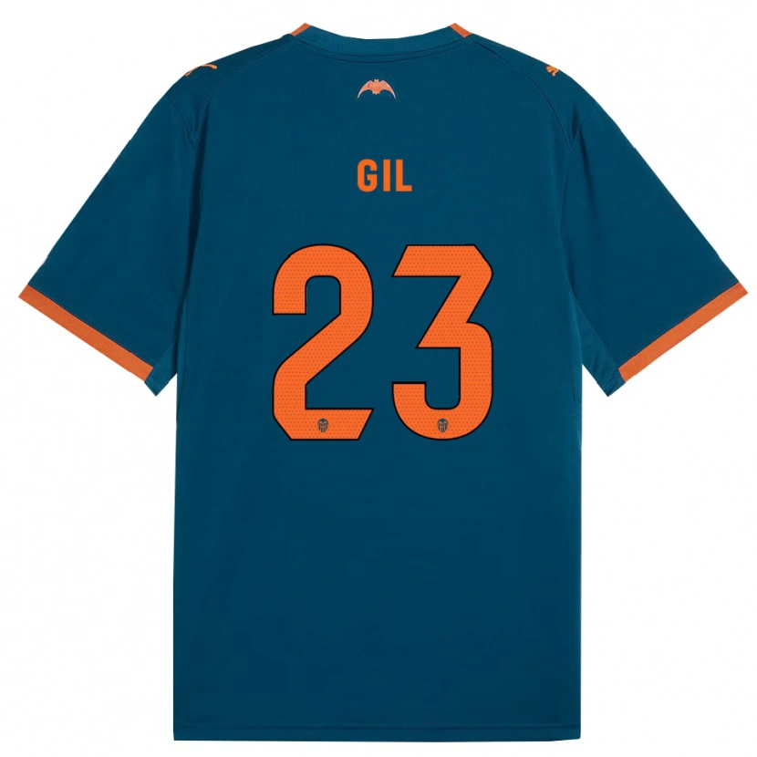 Danxen Herren Elena Gil #23 Stahlblau Orange Auswärtstrikot Trikot 2026/27 T-Shirt Österreich