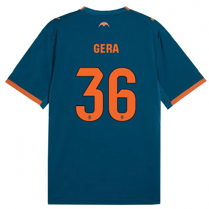 Danxen Herren Alin Gera #36 Stahlblau Orange Auswärtstrikot Trikot 2026/27 T-Shirt Österreich