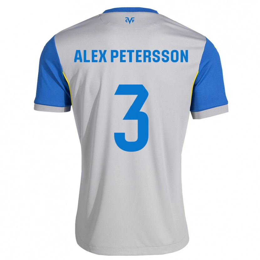 Danxen Herren Max Petersson #3 Dodgerblau Grau Auswärtstrikot Trikot 2026/27 T-Shirt Österreich