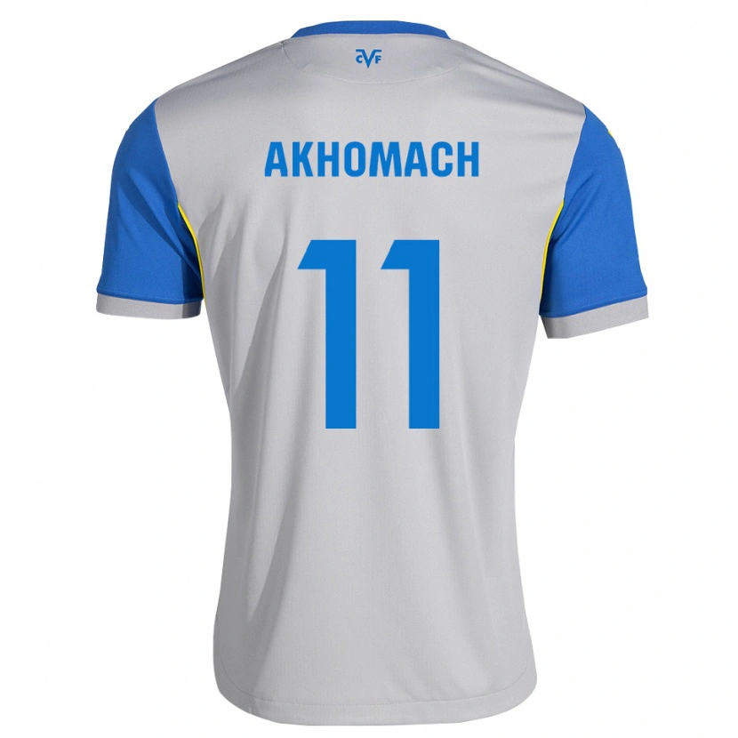 Danxen Herren Ilias Akhomach #11 Dodgerblau Grau Auswärtstrikot Trikot 2026/27 T-Shirt Österreich
