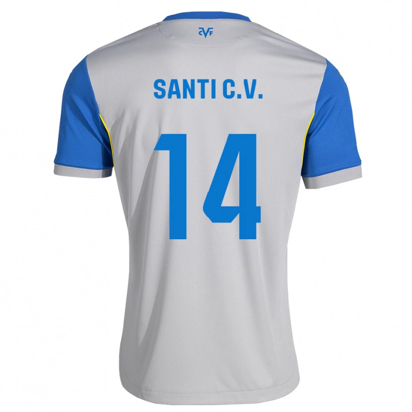 Danxen Herren Santi Comesaña #14 Dodgerblau Grau Auswärtstrikot Trikot 2026/27 T-Shirt Österreich