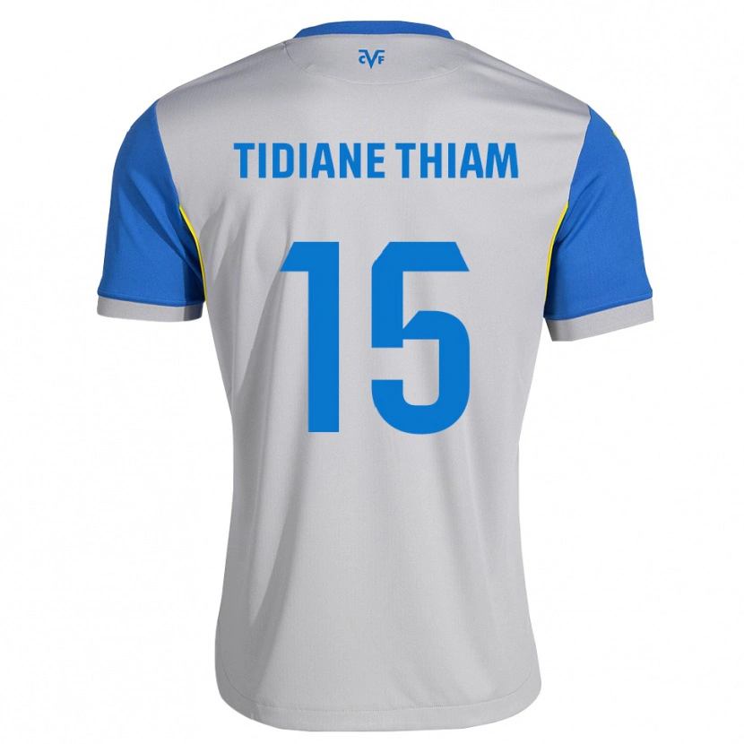 Danxen Herren Cheikh Tidiane Thiam #15 Dodgerblau Grau Auswärtstrikot Trikot 2026/27 T-Shirt Österreich