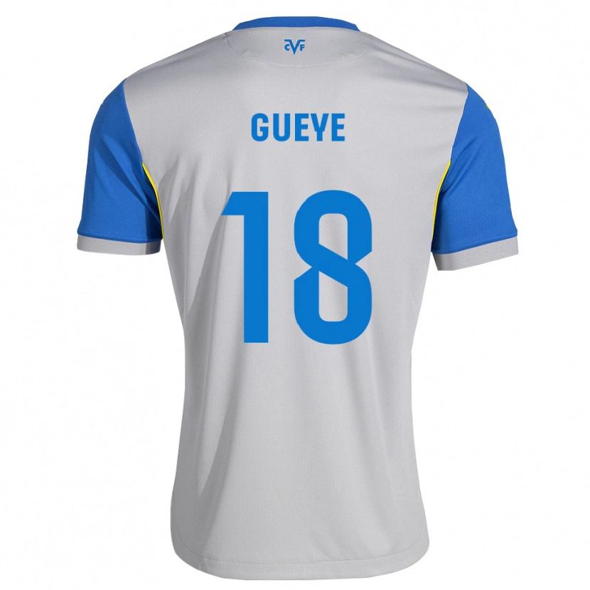 Danxen Herren Pape Gueye #18 Dodgerblau Grau Auswärtstrikot Trikot 2026/27 T-Shirt Österreich