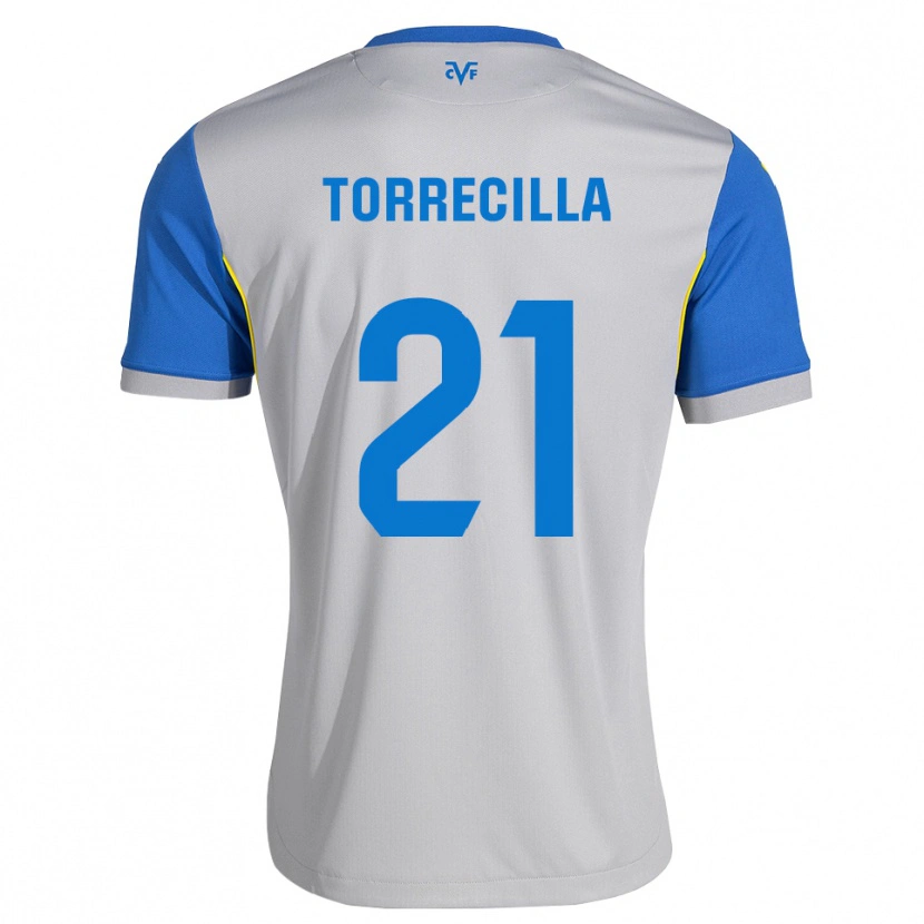 Danxen Herren Virginia Torrecilla #21 Dodgerblau Grau Auswärtstrikot Trikot 2026/27 T-Shirt Österreich