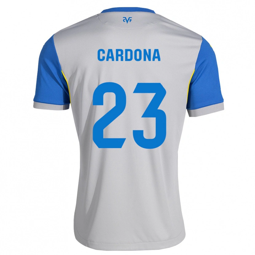 Danxen Herren Sergi Cardona #23 Dodgerblau Grau Auswärtstrikot Trikot 2026/27 T-Shirt Österreich