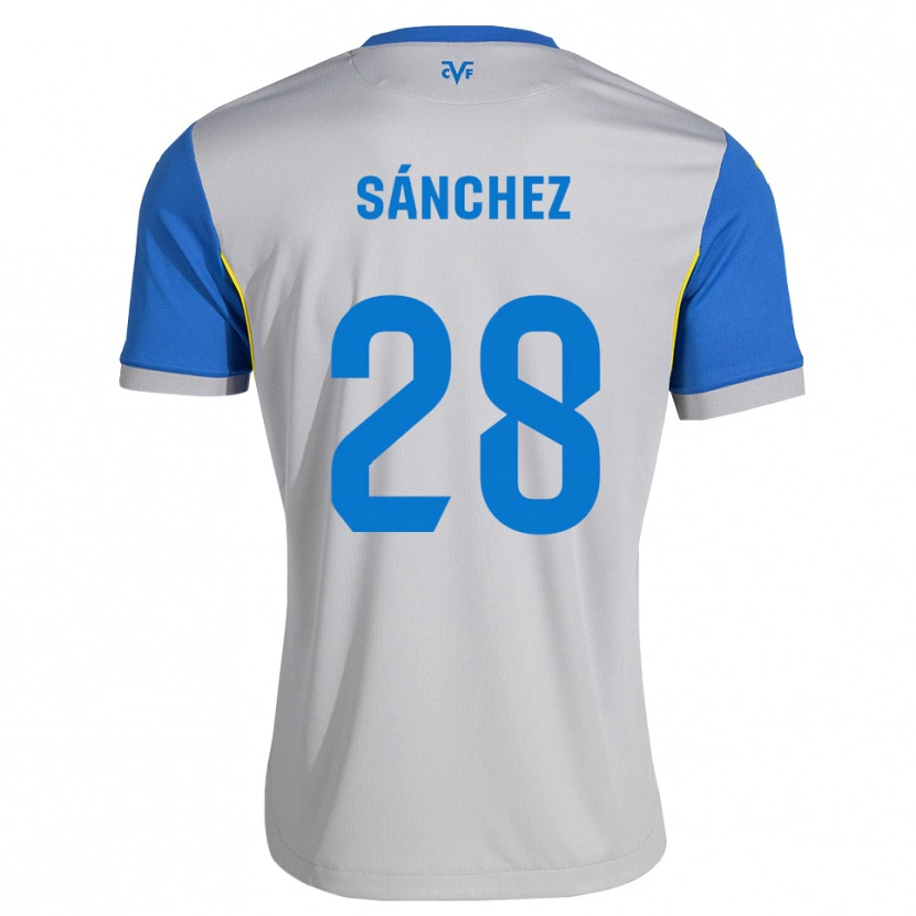 Danxen Herren Edu Sánchez #28 Dodgerblau Grau Auswärtstrikot Trikot 2026/27 T-Shirt Österreich