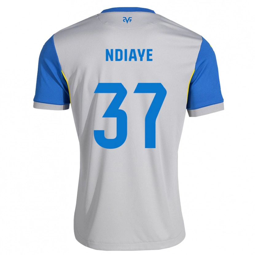 Danxen Herren Serigne Ndiaye #37 Dodgerblau Grau Auswärtstrikot Trikot 2026/27 T-Shirt Österreich