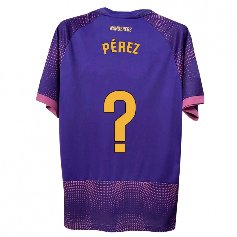 Danxen Herren Pablo Pérez #0 Lila Weiß Rosa Auswärtstrikot Trikot 2026/27 T-Shirt Österreich