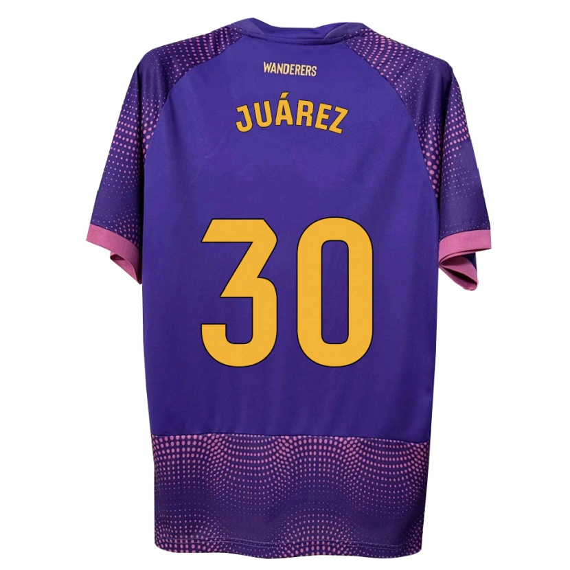 Danxen Herren Salva Juárez #30 Lila Weiß Rosa Auswärtstrikot Trikot 2026/27 T-Shirt Österreich