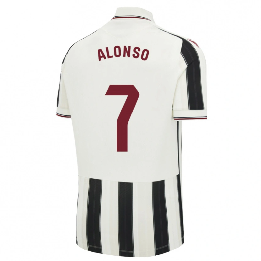 Danxen Herren Javi Alonso #7 Schwarz Weiß Rot Auswärtstrikot Trikot 2026/27 T-Shirt Österreich