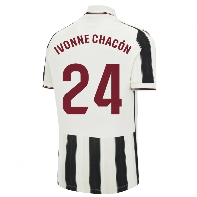 Danxen Herren Ivonne Chacón #24 Schwarz Weiß Rot Auswärtstrikot Trikot 2026/27 T-Shirt Österreich