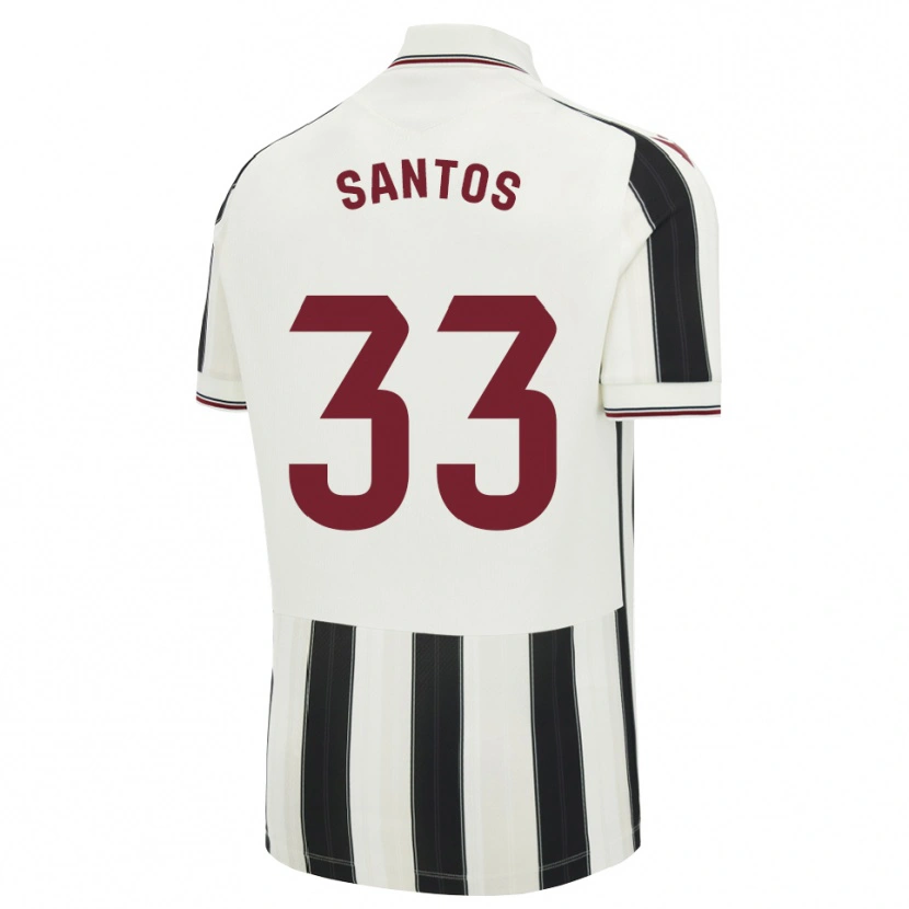 Danxen Herren Marc Santos #33 Schwarz Weiß Rot Auswärtstrikot Trikot 2026/27 T-Shirt Österreich