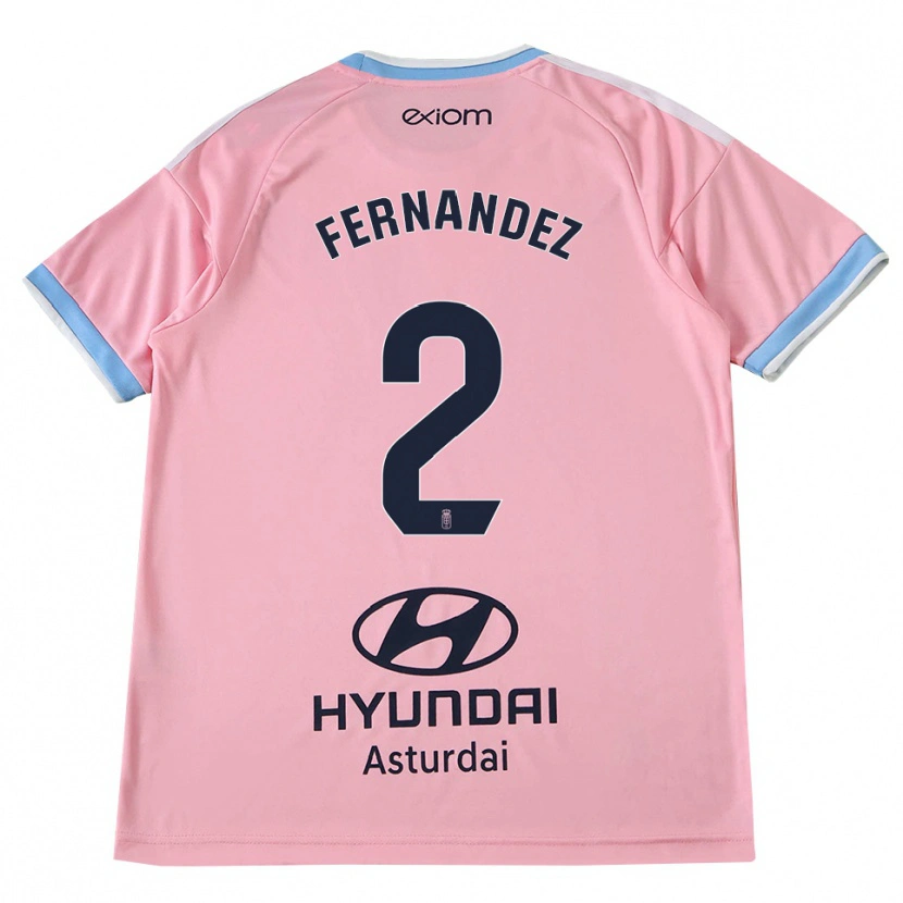 Danxen Herren Adrián Fernández #2 Kornblumenblau Rosa Auswärtstrikot Trikot 2026/27 T-Shirt Österreich