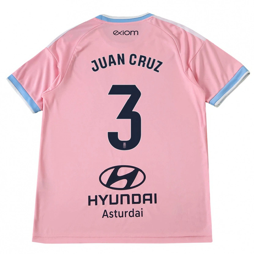 Danxen Herren Juan Cruz #3 Kornblumenblau Rosa Auswärtstrikot Trikot 2026/27 T-Shirt Österreich