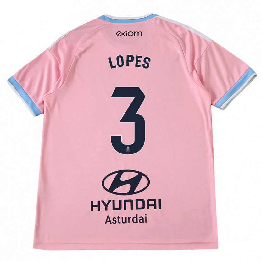 Danxen Herren Adrián Lopes #3 Kornblumenblau Rosa Auswärtstrikot Trikot 2026/27 T-Shirt Österreich