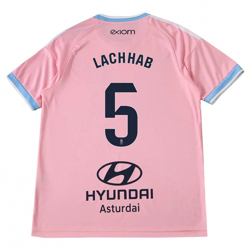Danxen Herren Youness Lachhab #5 Kornblumenblau Rosa Auswärtstrikot Trikot 2026/27 T-Shirt Österreich